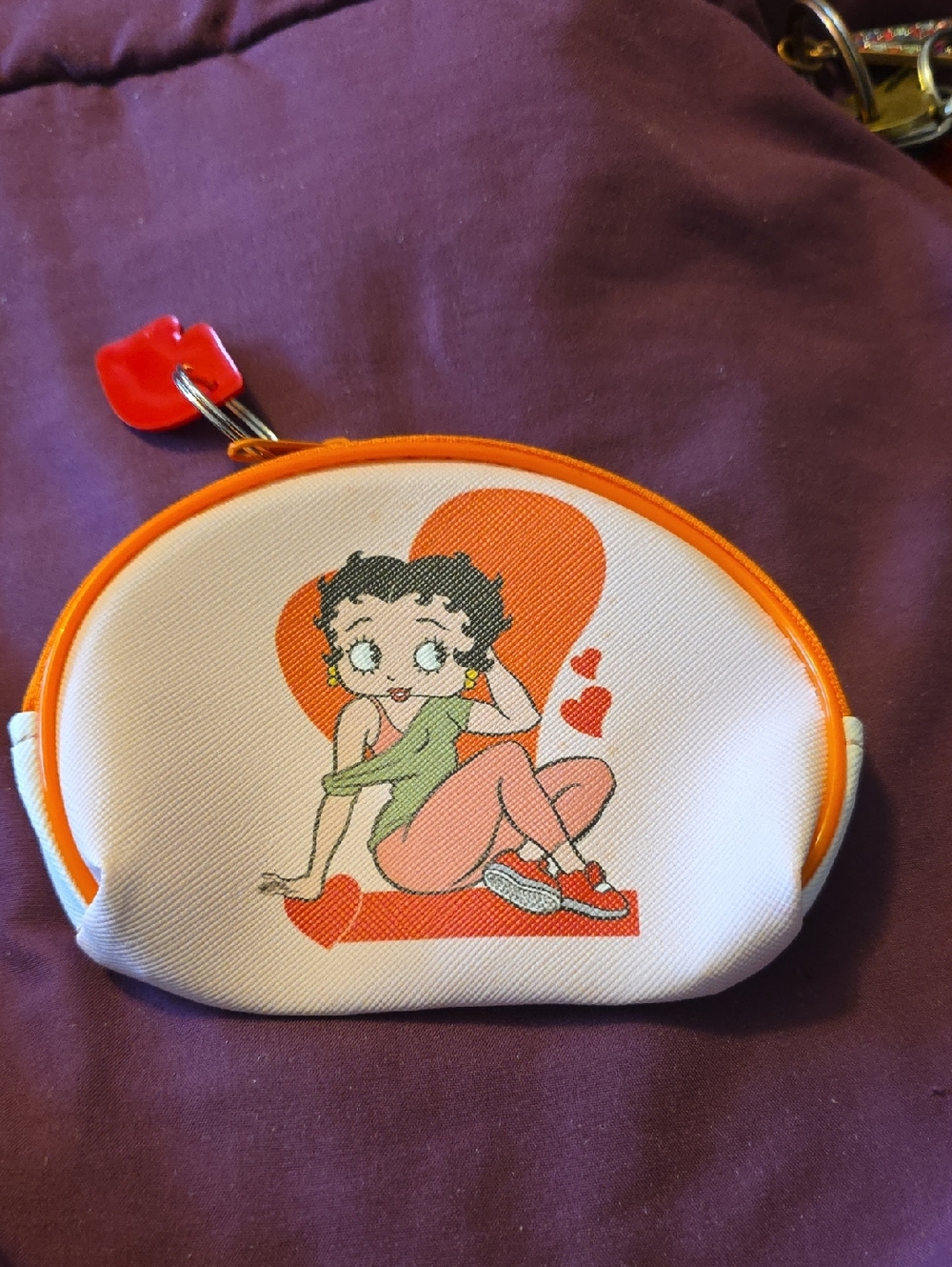 BETTY BOOP WALLET WITH KEYCHAIN